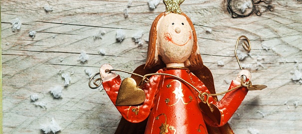 Das Christkind beim Finanzamt